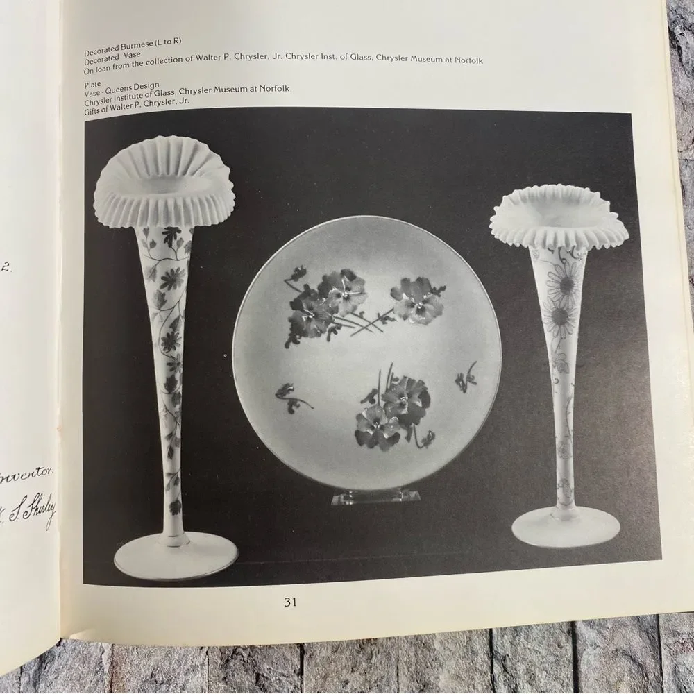 Pairpoint Glass by Leonard E Padgett Hard Cover CR 1979 Collectors Book